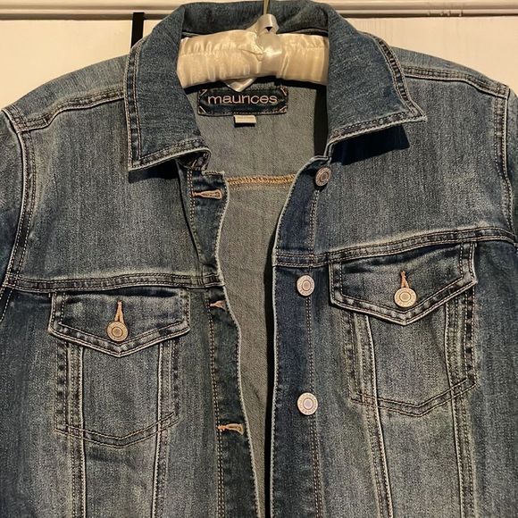 Like new Maurices Jean jacket - Picture 2 of 4